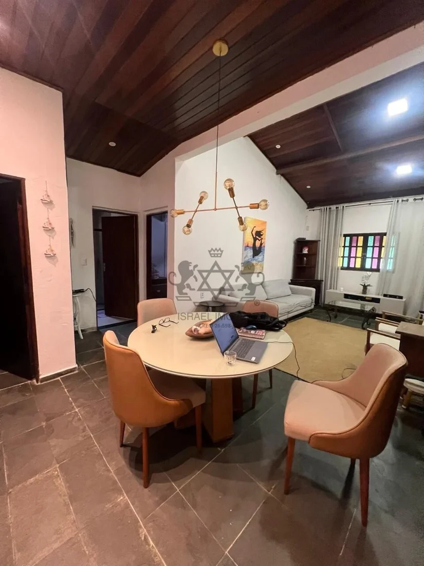 Sala de jantar integrada e mobiliada — CA2287